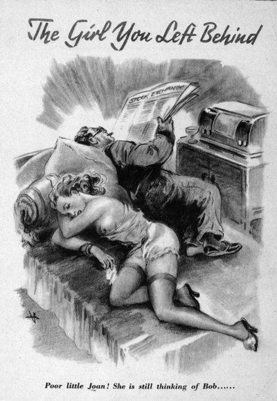 Propaganda. The girl you left behind. 1941 by Unbekannt