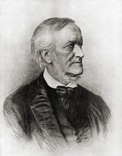 Richard Wagner - profile by Unbekannt