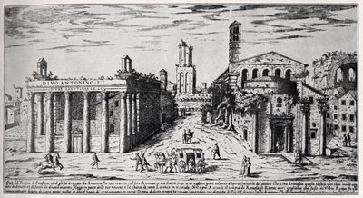 Roman Forum 16th century by Unbekannter Künstler