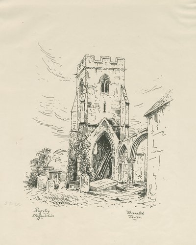 Rugeley Church by Unbekannt