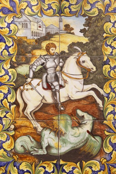 Saint George slaying the dragon, Malta by Unbekannt
