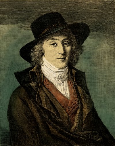 Saint-Just - Portrait by Unbekannter Künstler