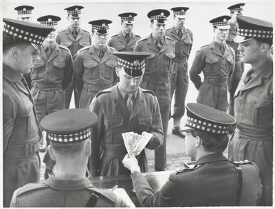Scots Guard Pay Parade by Unbekannt