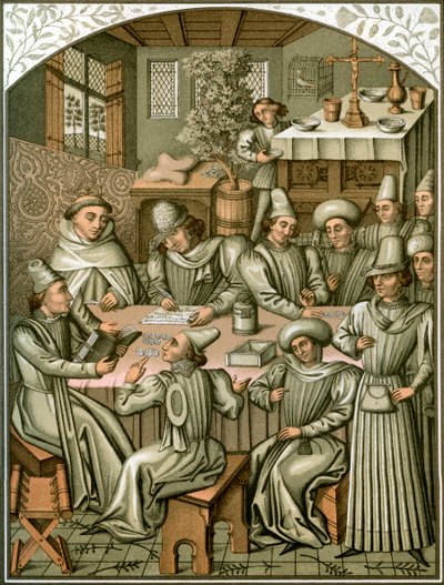 Settlement of accounts by brotherhoods by Unbekannter Künstler