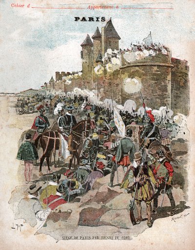 Siege of Paris by Unbekannter Künstler