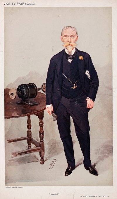 Sir David Salomons by Unbekannt