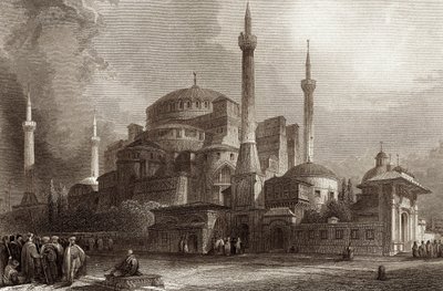 St Sophia / Hagia Sophia Constantinople by Unbekannter Künstler