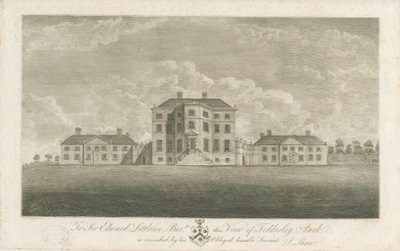 Teddesley Hall, late 18th century by Unbekannt