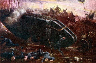 The Battle of the Somme by Unbekannter Künstler