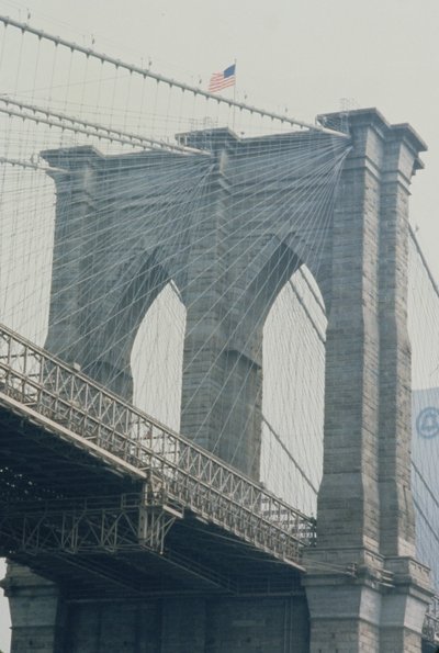 The Brooklyn Bridge by Unbekannt