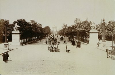 The Champs Elysees, Paris by Unbekannt