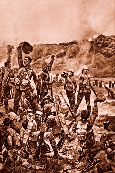 The Surrender of Cronje at Paardeberg by Unbekannter Künstler