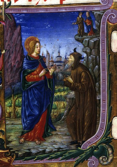 The Temptation of Christ by Unbekannter Künstler