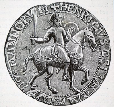 The Seal of Henry I of England by Unbekannt