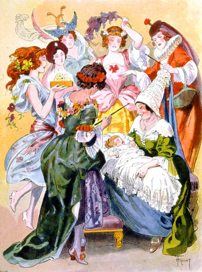 The sleeping beauty, c. 1910-1920 by Unbekannter Künstler