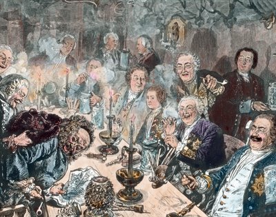 The tobacco club by Unbekannter Künstler