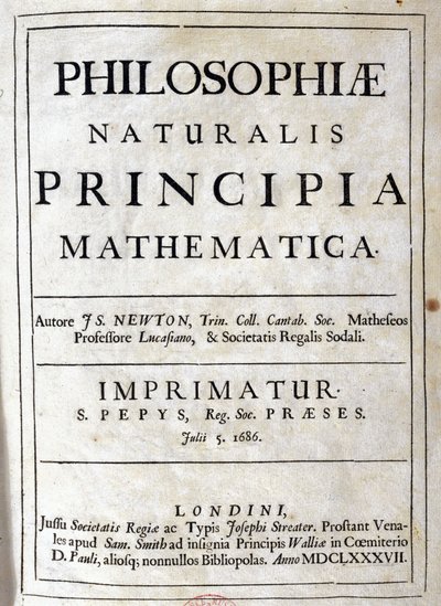 Title page to Newton