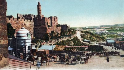 Tower of David, Jerusalem - Bible by Unbekannter Künstler