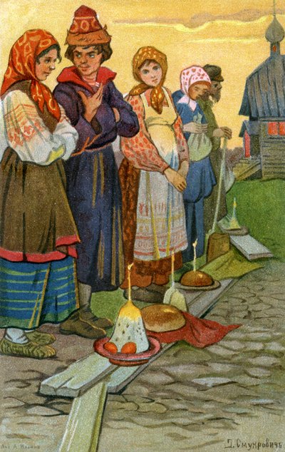 Traditional Easter celebrations, Russia by Unbekannter Künstler