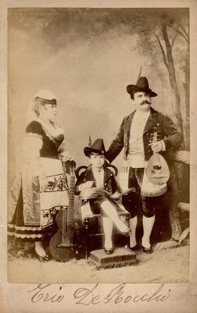 Trio De Bocchi, Lombardy, c.1880 by Unbekannter Künstler