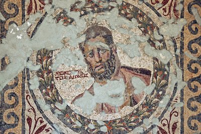 Two Athletes Mosaic, from Samandagi, Turkey by Unbekannt