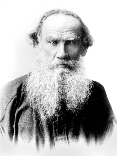 Russian Writer Leo Tolstoy by Unbekannt