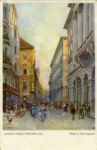 Vienna, Austria: Herrengasse by Unbekannter Künstler