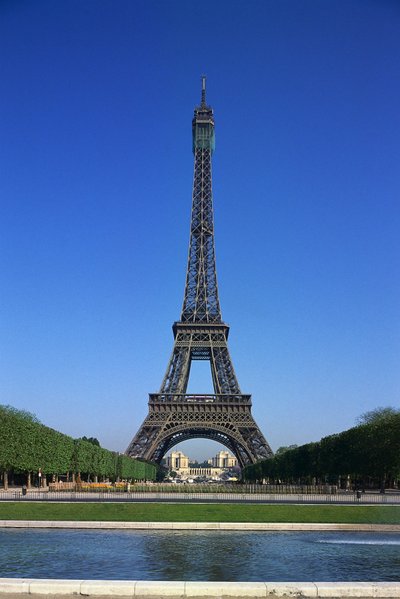 View of Eiffel Tower by Unbekannt