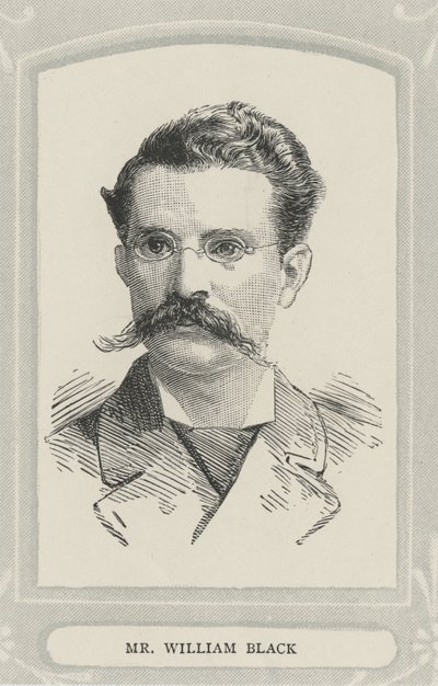 William Black (1841-1898) (lithograph) by Unbekannt