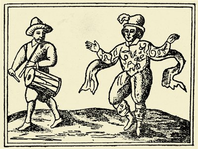 William Kempe dancing the Morris by Unbekannter Künstler