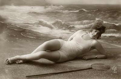 Woman in Swimsuit, c. early 1900s by Alec Hunter