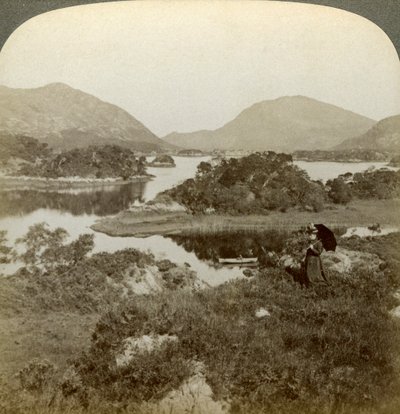 Islands and Upper Lake, Killarney, Ireland by Underwood and Underwood