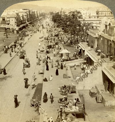 Jauhri Bazaar, Jeypore, Orissa, India by Underwood and Underwood