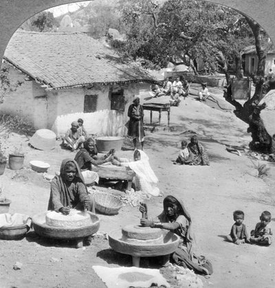 Village Life, India by Underwood and Underwood
