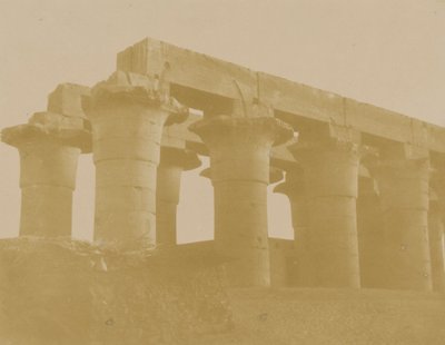 Colonnade, Luxor by Unidentified