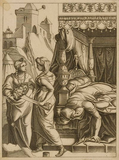 Judith and Maid with Head of Holofernes by Unidentified