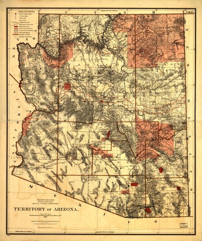 Territory of Arizona by United States. General Land Office