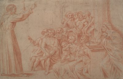 A Monk Preaching by Unknown