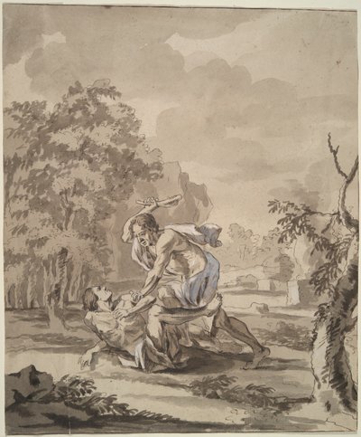 Cain Killing Abel by Unknown