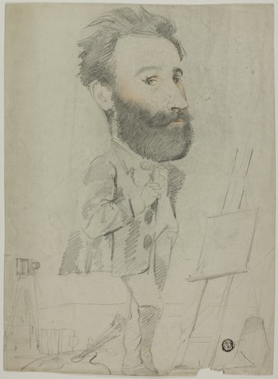 Caricature of an Art Teacher by Unknown