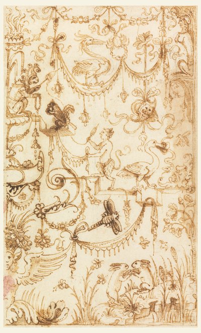 Design for Grotesque Decoration by Unknown