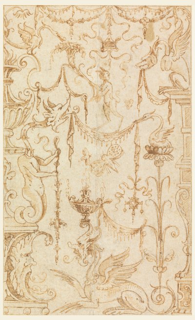 Design for Grotesque Decoration by Unknown