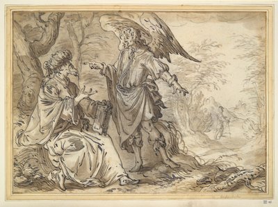 Elijah in the Desert by Unknown