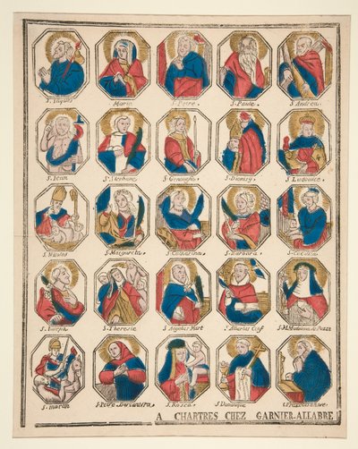 Figures of Saints by Unknown
