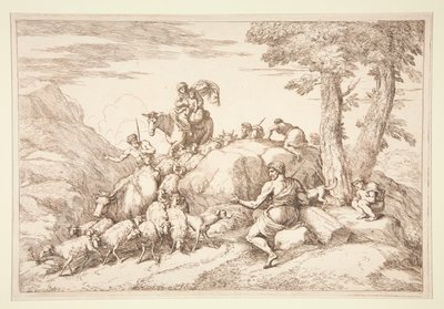 Flight into Egypt by Unknown