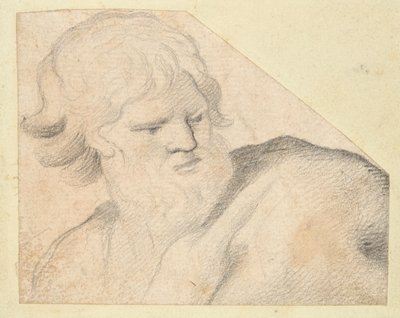 Head of a Bearded Man by Unknown