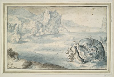 Jonah delivered from the whale by Unknown