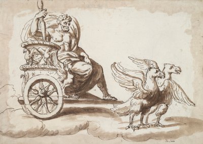 Jupiter in a Chariot Drawn by Eagles by Unknown