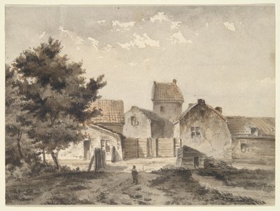 Landscape with Buildings by Unknown