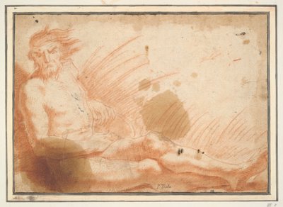 Seated River God by Unknown